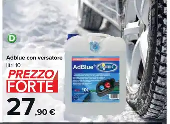 Carrefour Adblue con versatore 10 litri offerta