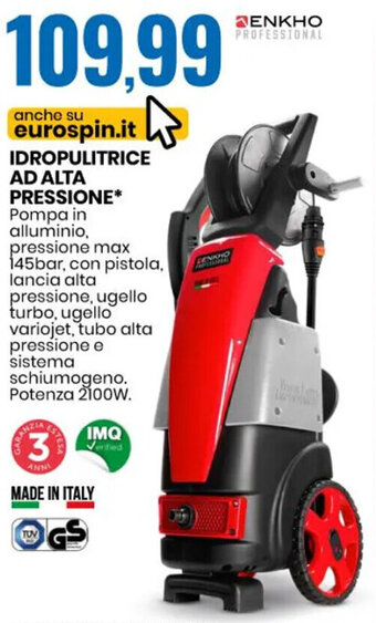 Enkho Idropulitrice Ad Alta Pressione
