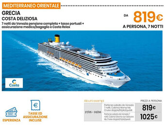 Eurospin Grecia Costa Deliziosa offerta