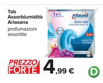 Carrefour Ariasana Tab Assorbiumidità profumazioni assortite offerta