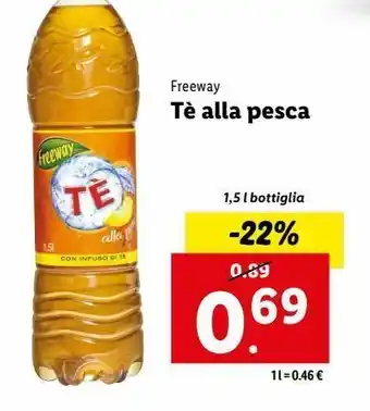Lidl Tè alla pesca offerta