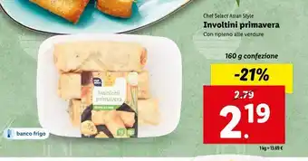 Lidl Involtini primavera offerta