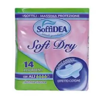 Caddy's Soffidea assorbenti soft dry ali 14 pezzi offerta