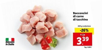 Lidl Bocconcini di carne di tacchino offerta