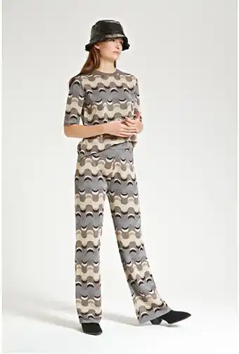 Pantalone neo modern jacquard