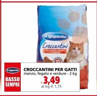 Croccantini per gatti manzo, fegato e verdure - 2 kg