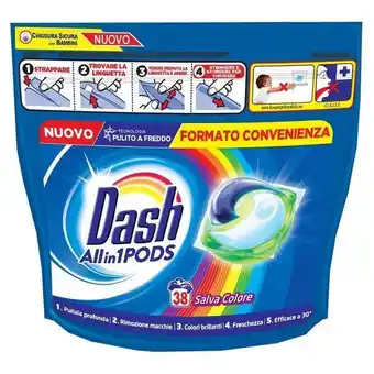 La Saponeria Dash lavatr.ecod.pods 5 in 1 colore 38 dosi offerta