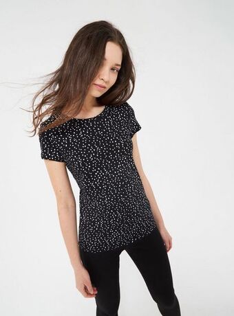 T-shirt basic a pois