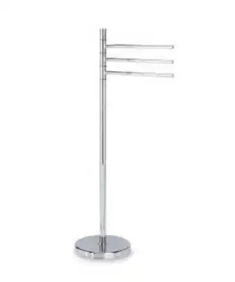 Pianta porta asciugamani cromo 91 cm