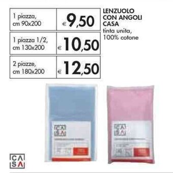 Bennet Casa Lenzuolo con Angoli 1 piazza, cm 90x200 offerta