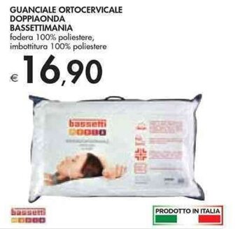Bennet bassetti Mania Guanciale Ortocervicale Doppiaonda offerta