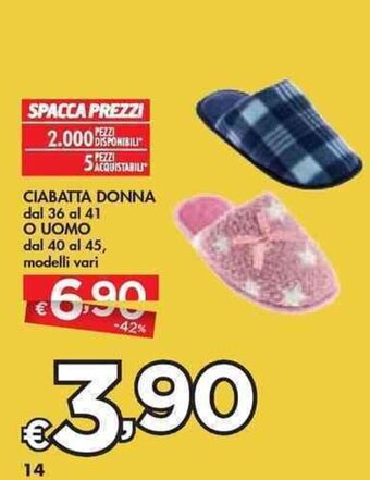 Bennet Ciabatta Donna offerta