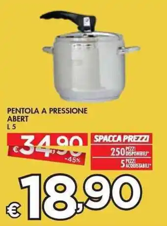 Bennet Abert Pentola a Pressione 5 L offerta
