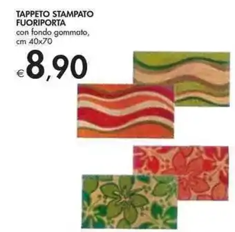 Bennet Tappeto Stampato Fuoriporta cm 40x70 offerta