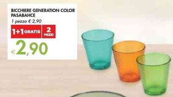 Bennet Bicchiere Generation Color Pasabahce offerta