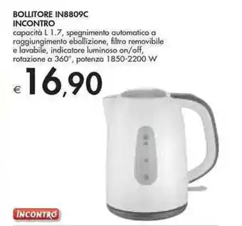 Bennet Incontro Bollitore IN8809C 1.7 L offerta