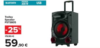 Carrefour Trolley Speaker PSTS805 offerta