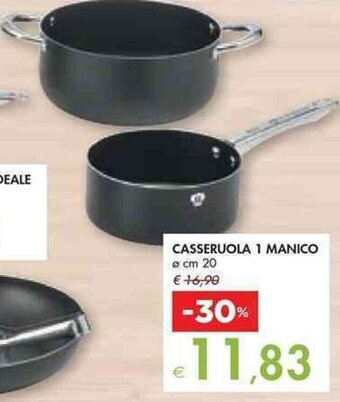 Bennet Casseruola 1 Manico ø cm 20 offerta