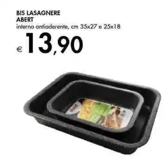 Bennet Bis Lasagnere Abert cm 35x27 e 25x18 offerta