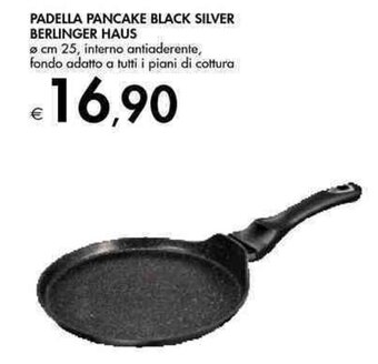 Bennet Padella Pancake Black Silver Berlinger Haus ø cm 25 offerta