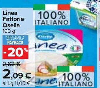 Carrefour Osella Linea Fattorie 190 g offerta