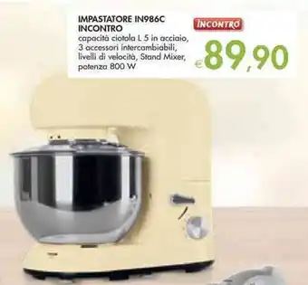 Bennet Incontro Impastatore IN986C 5 L offerta