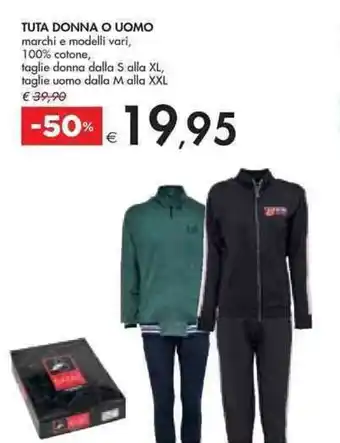 Bennet Tuta Donna o Uomo S alla XL, M alla XXL offerta