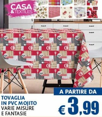 Casa&Textiles Tovaglia in PVC Mojito