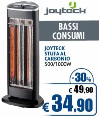 Casa & Co Joyteck Stufa Al Carbonio 500/1000W offerta