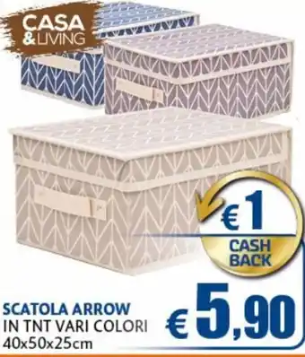 Casa & Co Casa&Living Scatola Arrow 40x50x25cm offerta