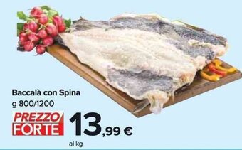 Carrefour Market Baccalà con Spina g 800/1200 offerta