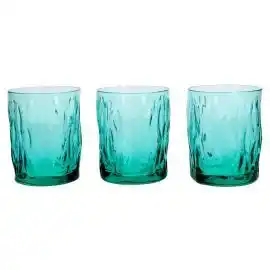 Franzy's Bormioli set 3 bicchieri light onyx azzurro trasparente offerta