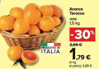 Carrefour Market Arance Tarocco 1,5 kg offerta