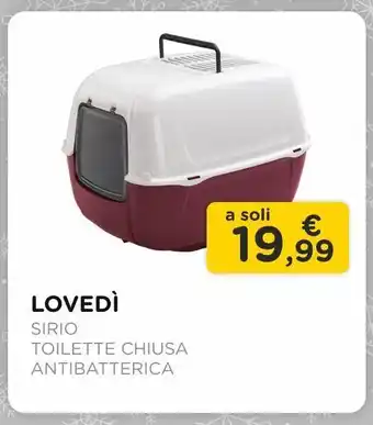 Arcaplanet Lovedì / sirio / toilette chiusa antibatterica offerta