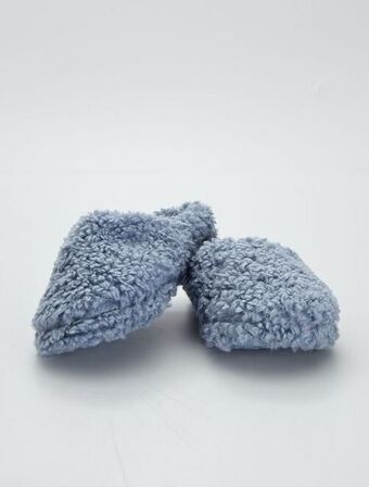 Pantofole mules in sherpa