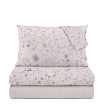 Kasanova Completo letto matrimoniale cotone madame grigio offerta