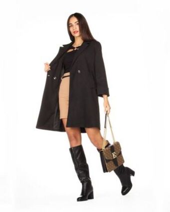 Globo Moda Paquita - donna cappotto doppio petto offerta