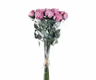 Giardineria Mazzo rose romantico 12 pz cm 37 lilla offerta