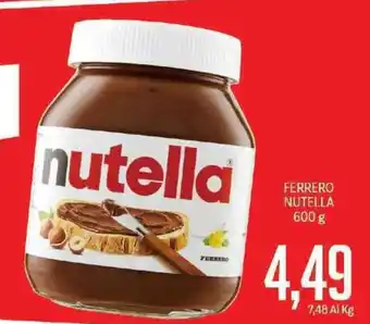 Supermercati Piccolo Nutella Ferrero 600 g offerta