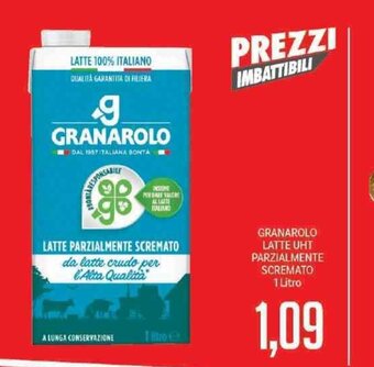 Supermercati Piccolo Granarolo Latte UHT Parzialmente Scremato 1 Litro offerta