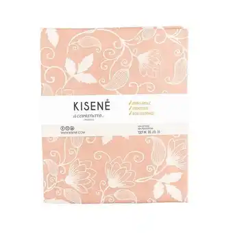 Kisenè copritutto in misto cotone disegno arabesque - marrone