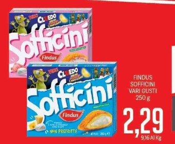 Supermercati Piccolo Findus Sofficini Vari Gusti 250 g offerta
