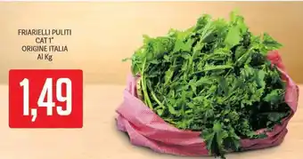 Supermercati Piccolo Friarielli Puliti Cat 1 Origine Italia Al Kg offerta