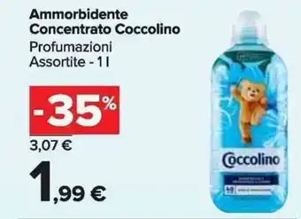 Carrefour Market Coccolino Ammorbidente Concentrato 1 l offerta