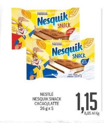 Supermercati Piccolo Nestlè Nesquik Snack Cacao/Latte 26 g x 5 offerta