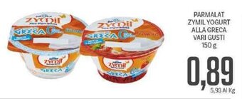 Supermercati Piccolo Parmalat Zymil Yogurt Alla Greca Vari Gusti 150 g offerta