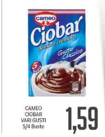 Supermercati Piccolo Cameo Ciobar Vari Gusti 5/4 Buste offerta