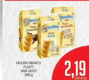Supermercati Piccolo Mulino Bianco Flauti Vari Gusti 280 g offerta