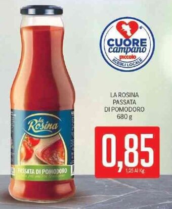 Supermercati Piccolo La Rosina Passata Di Pomodoro 680 g offerta