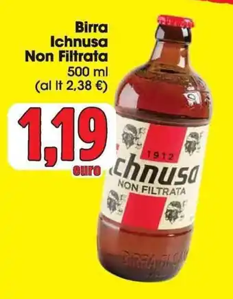 Carrefour Market Ichnusa Non Filtrata Birra 500 ml offerta